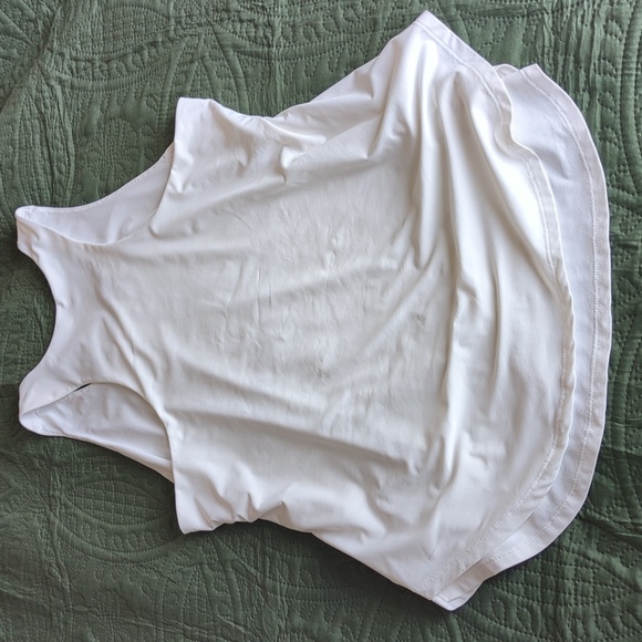 Peter Millar Crown Sport Billie Double Layer Tank UPF 50 Sun Protection White L - Picture 3 of 9